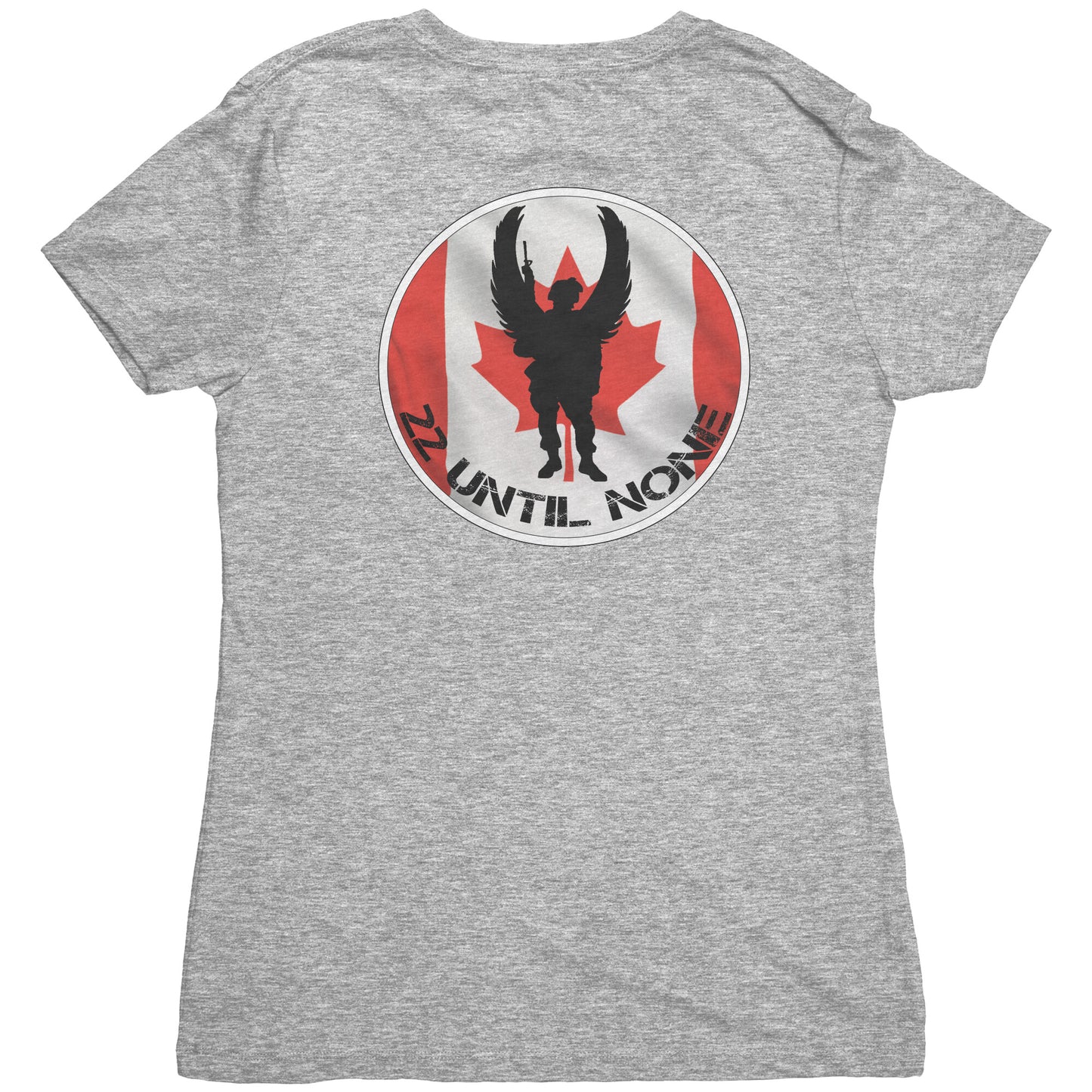 Next Level Women's Triblend - Flag Logo - Canada