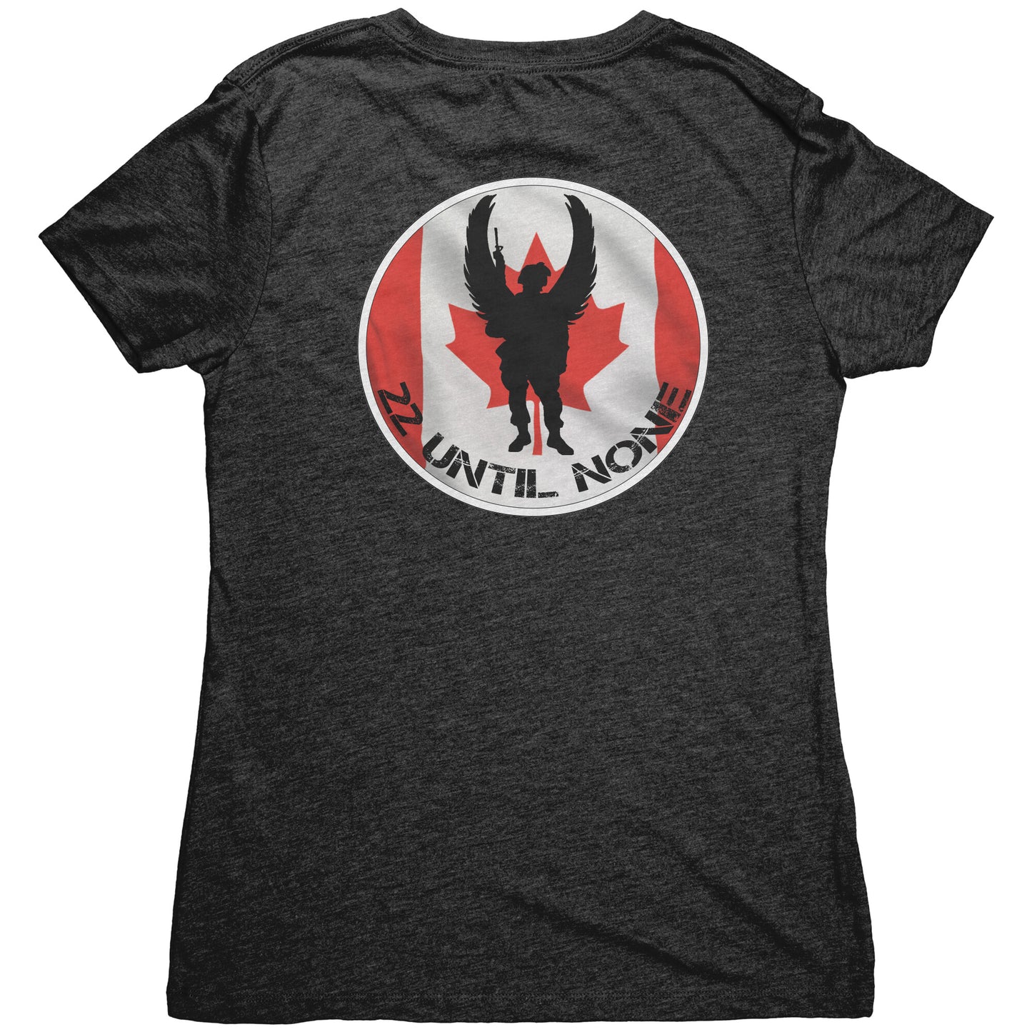 Next Level Women's Triblend - Flag Logo - Canada