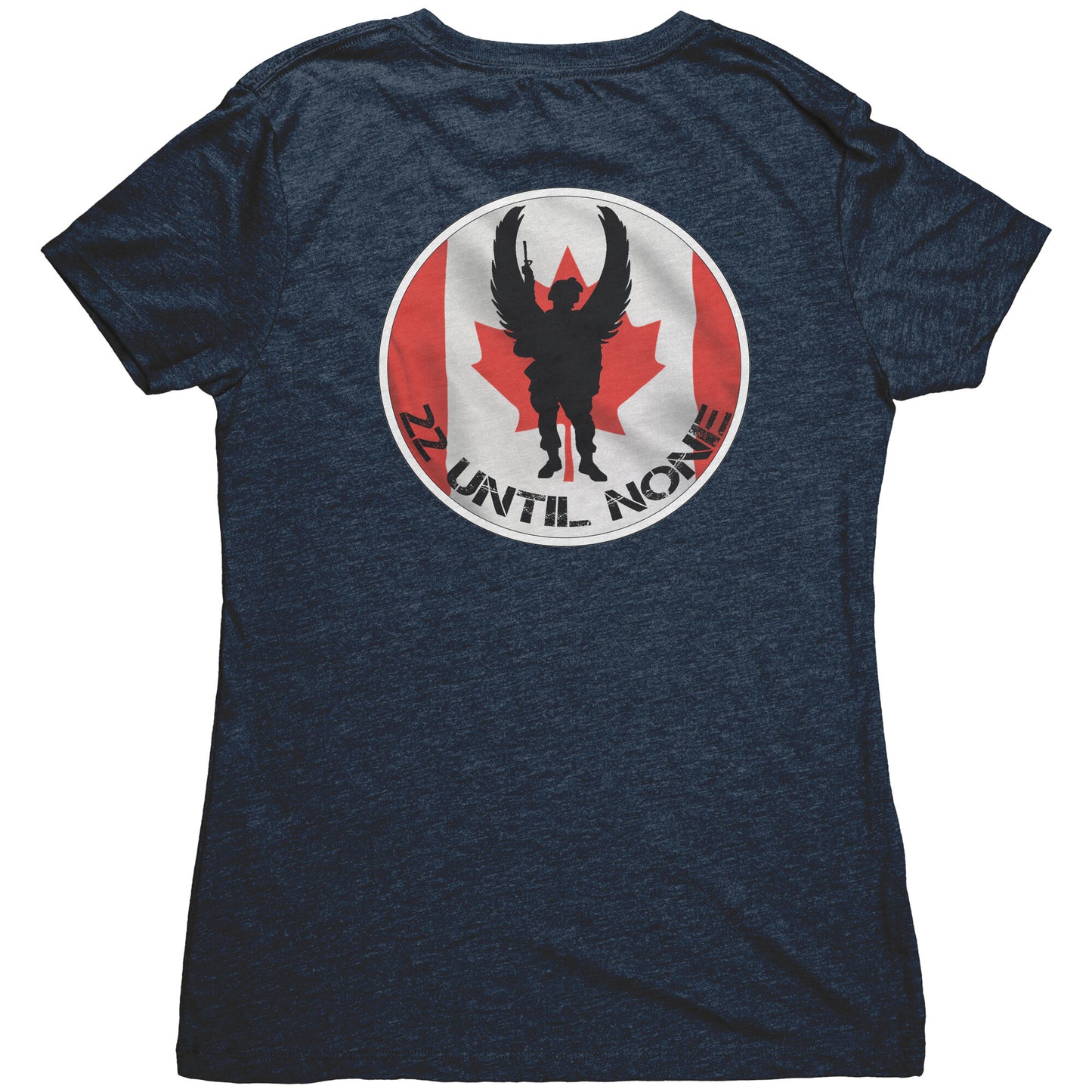 Next Level Women's Triblend - Flag Logo - Canada