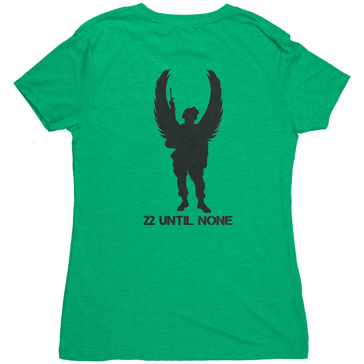 Next Level Womens Triblend Shirt - Black Logo