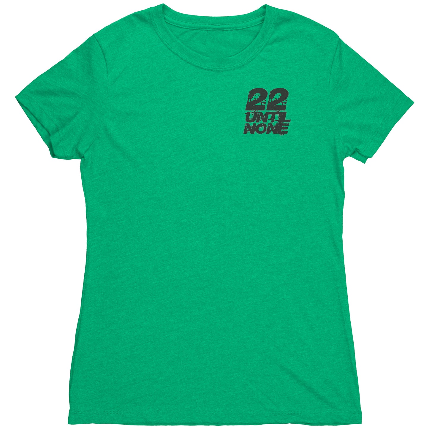 Next Level Womens Triblend Shirt - Black Logo