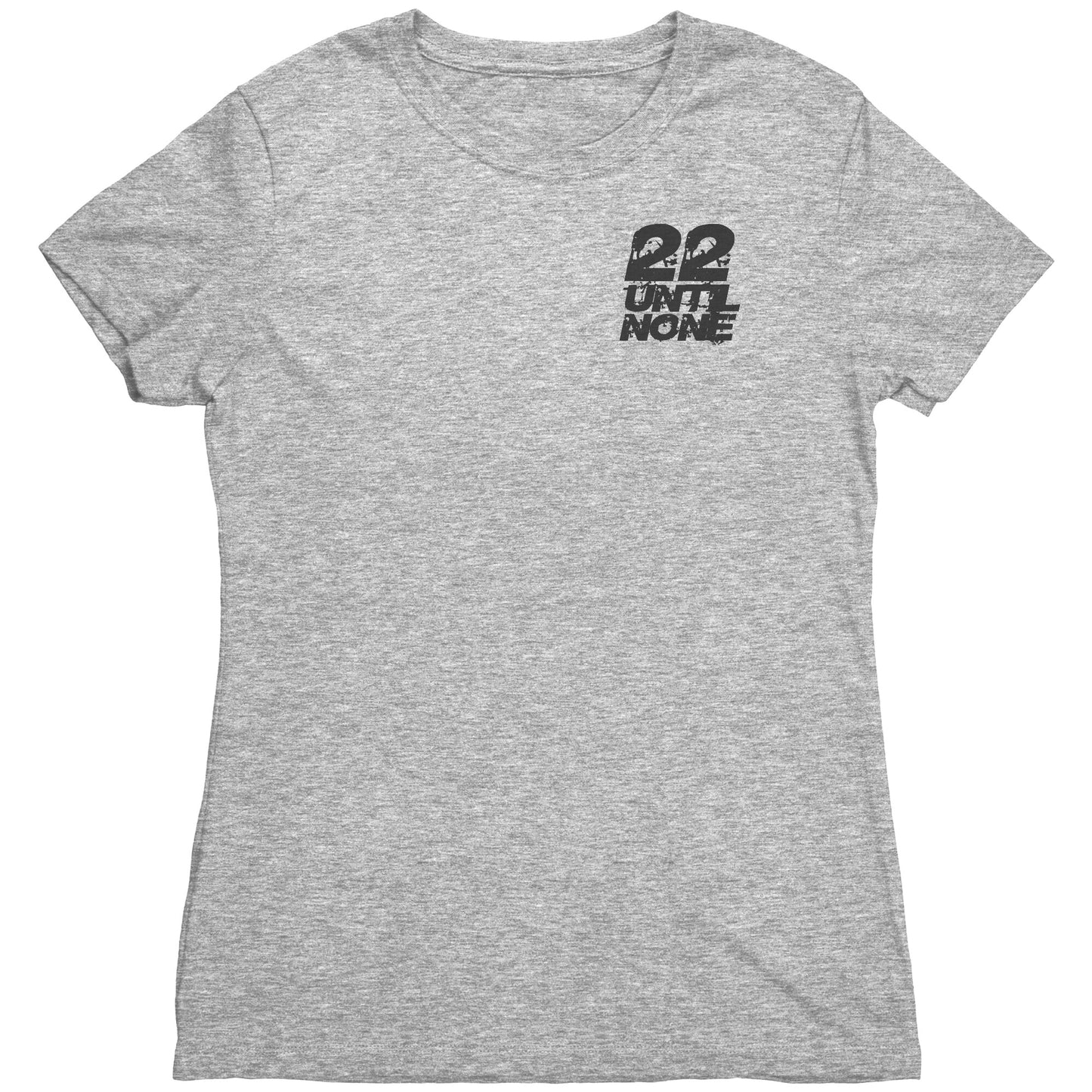 Next Level Womens Triblend Shirt - Black Logo