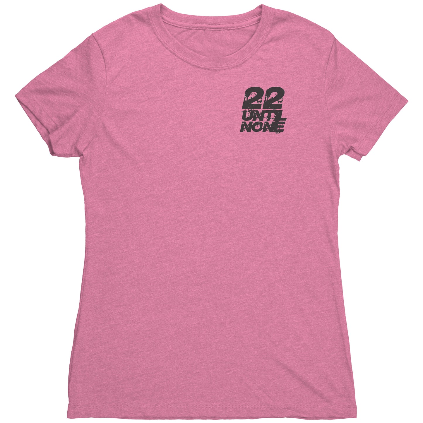 Next Level Womens Triblend Shirt - Black Logo