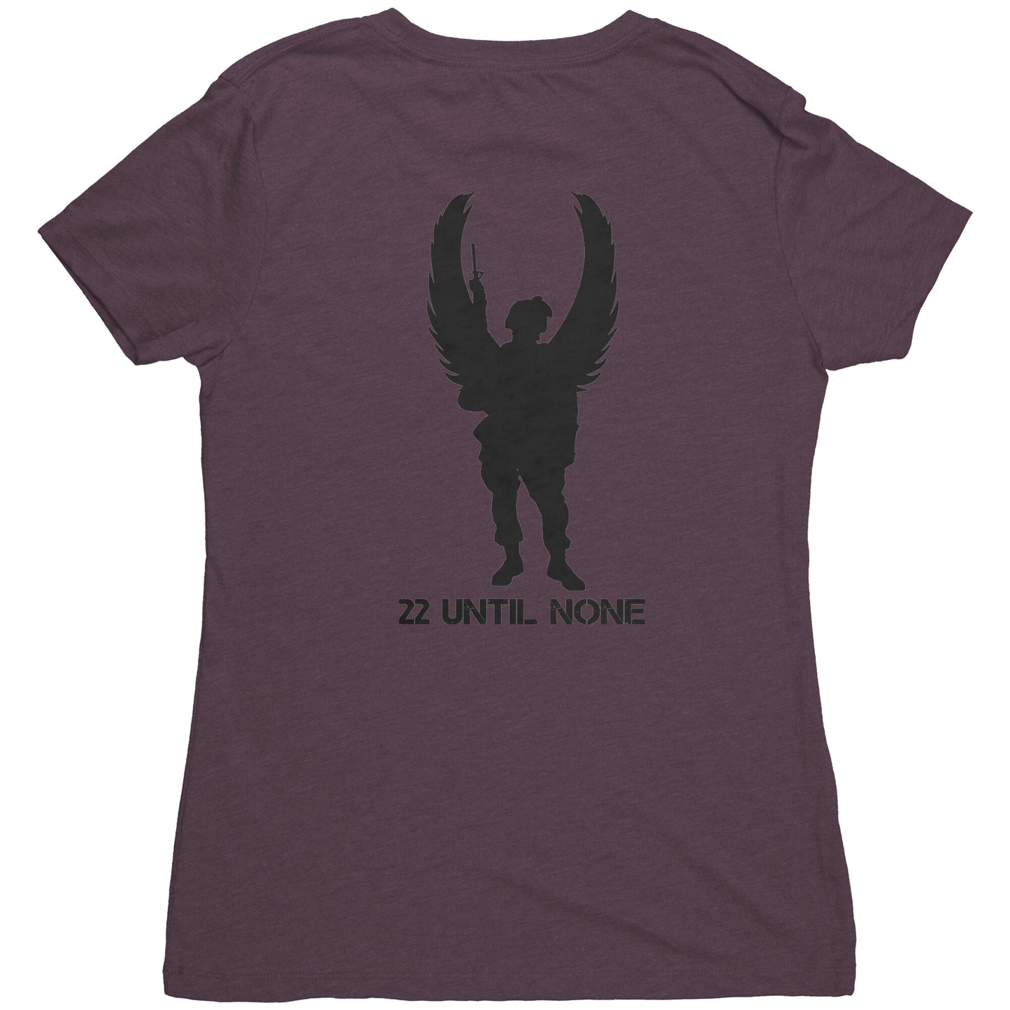 Next Level Womens Triblend Shirt - Black Logo