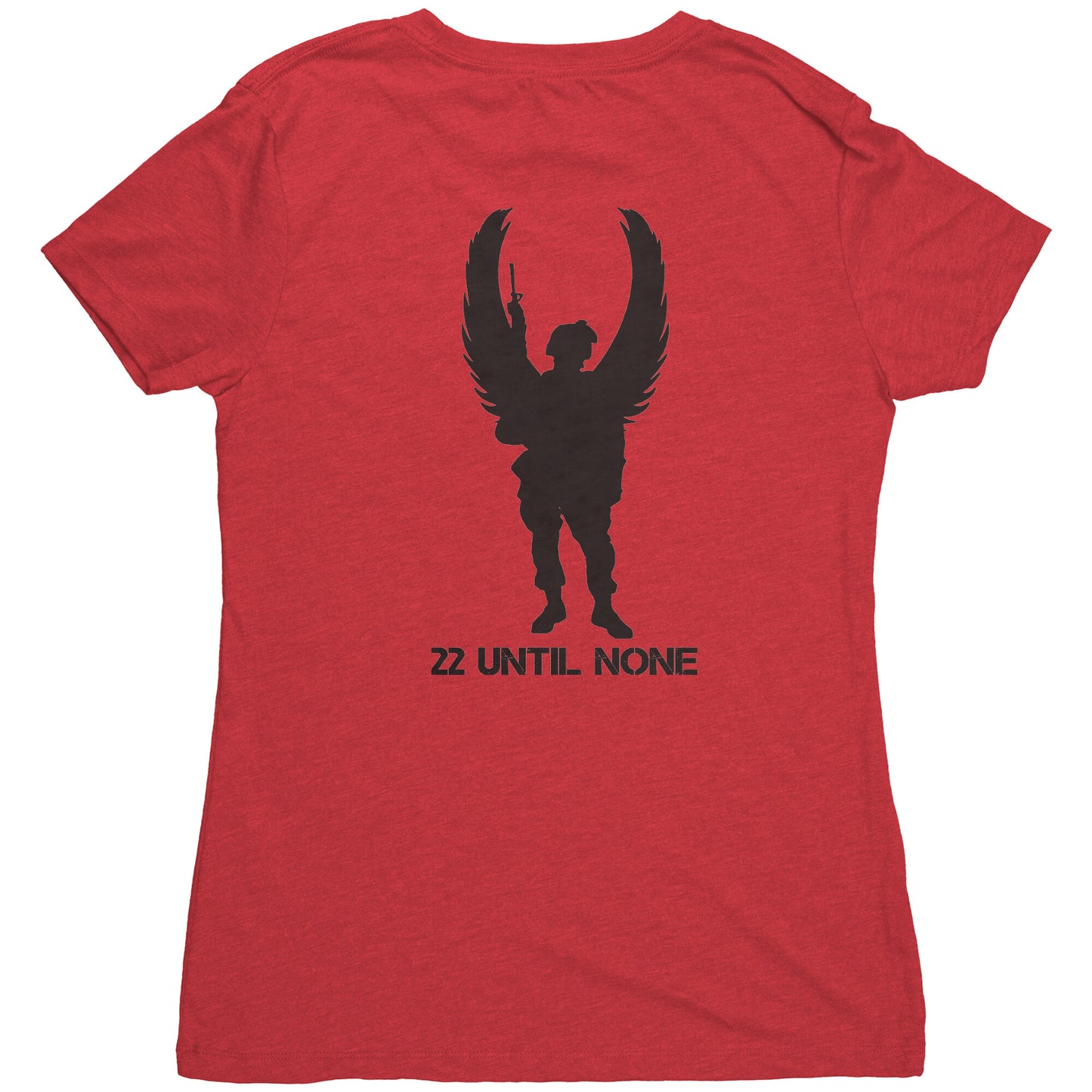 Next Level Womens Triblend Shirt - Black Logo