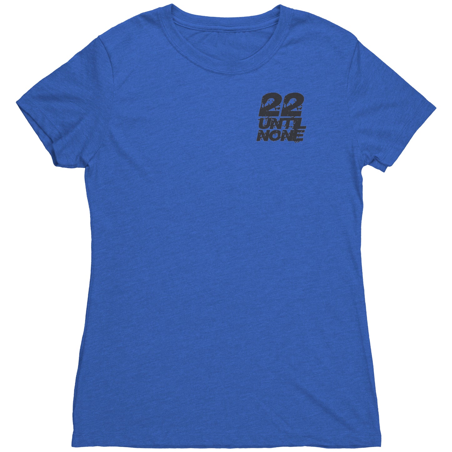 Next Level Womens Triblend Shirt - Black Logo