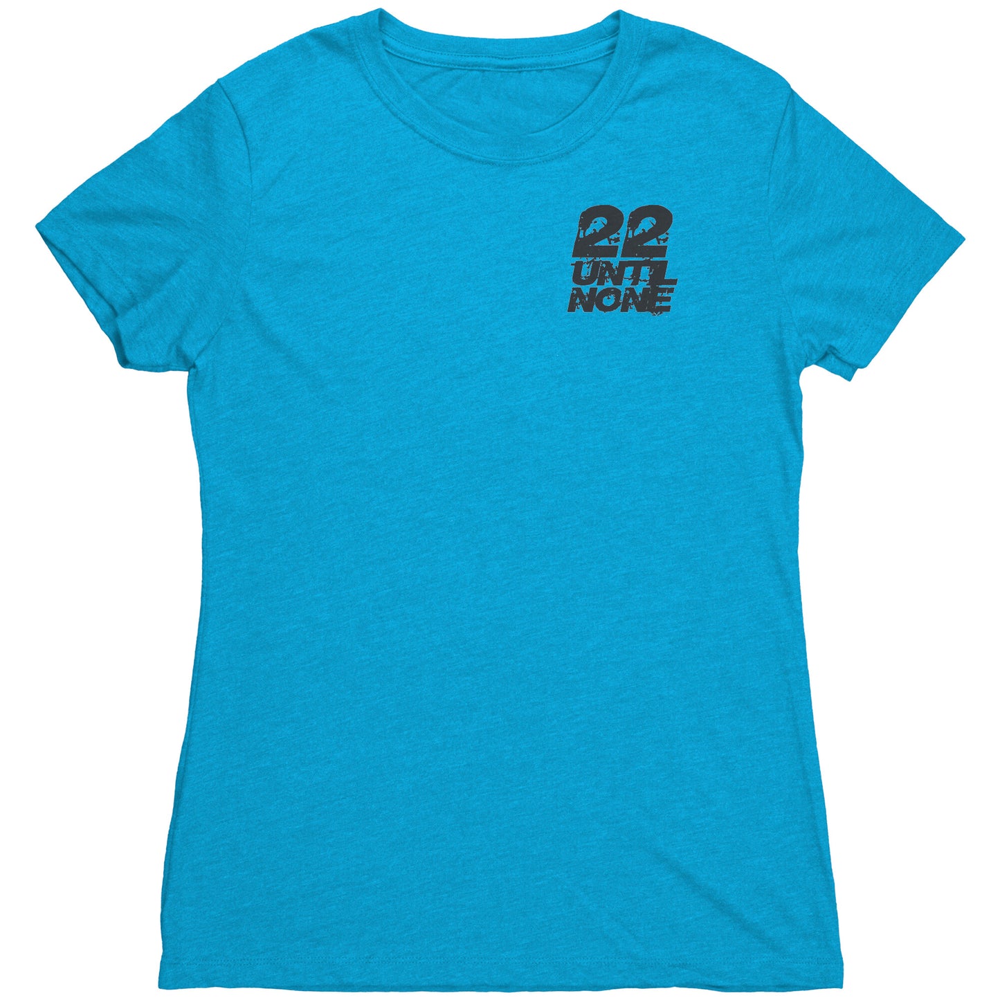 Next Level Womens Triblend Shirt - Black Logo