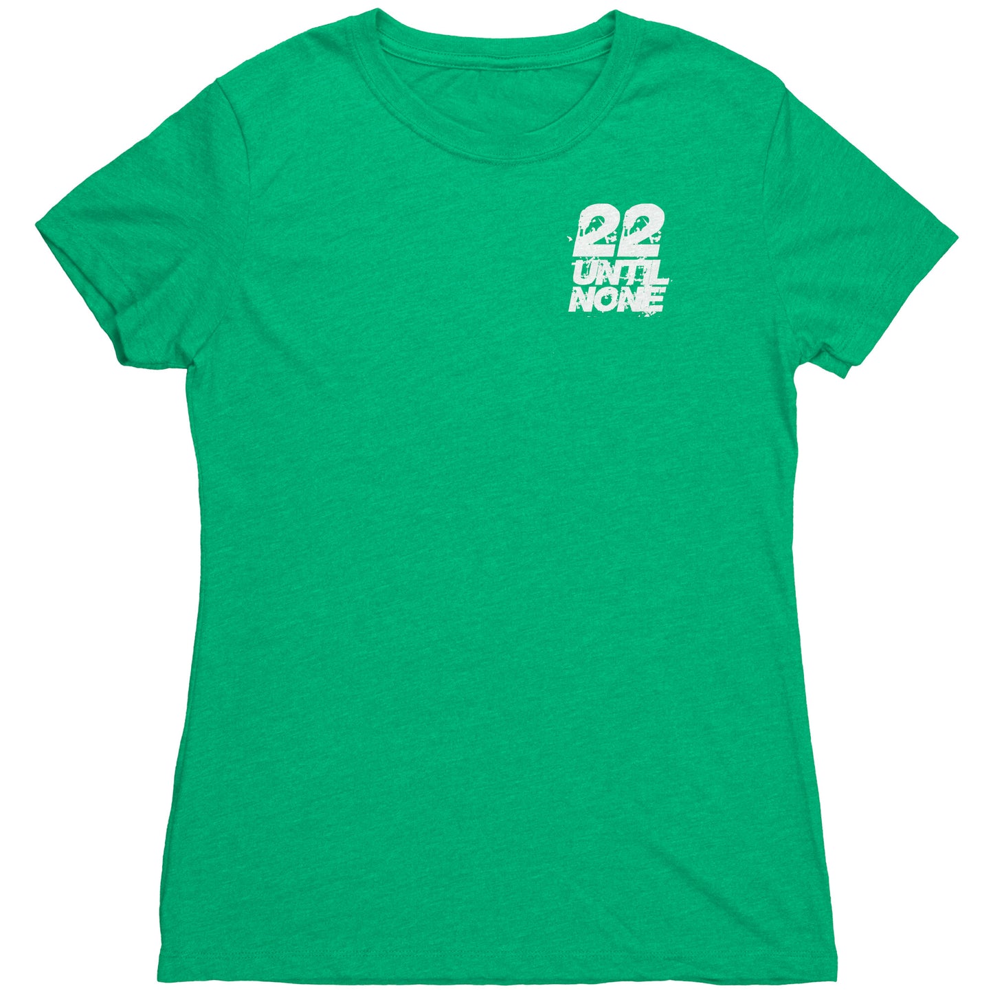Next Level Womens Triblend Shirt - White Logo