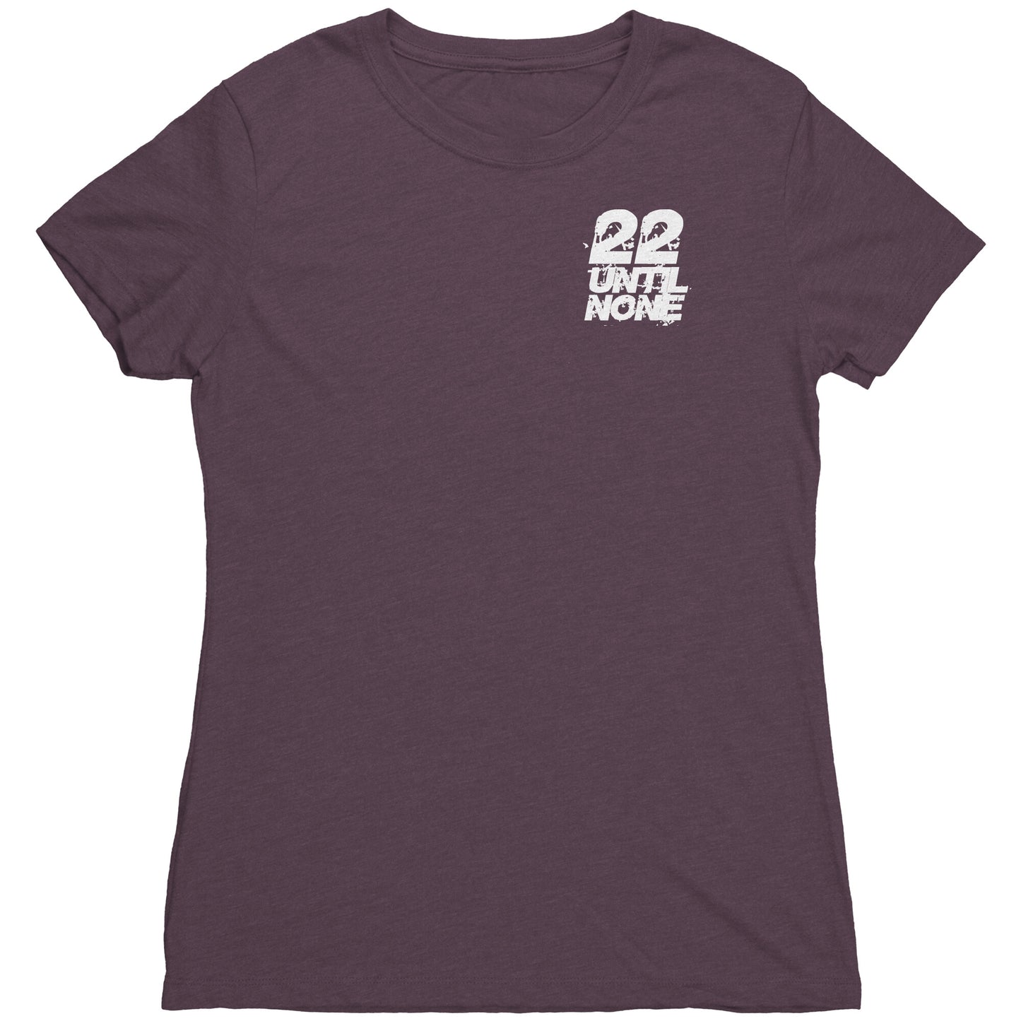 Next Level Womens Triblend Shirt - White Logo