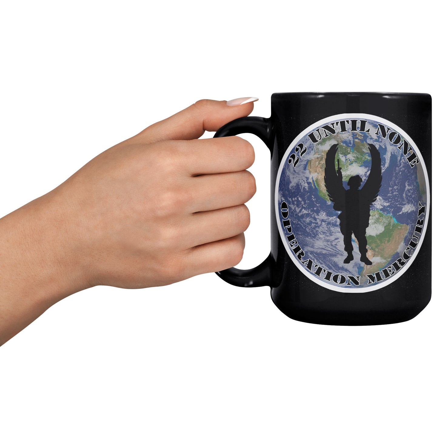 Operation Mercury - 15oz Black Mug