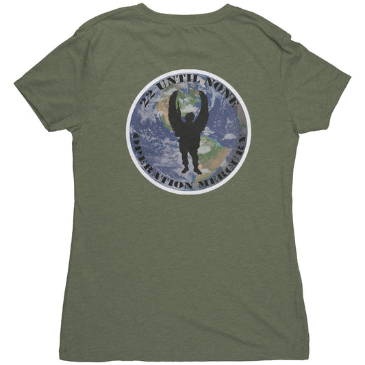 Operation Mercury - Womens Next Level Tri Blend Shirt