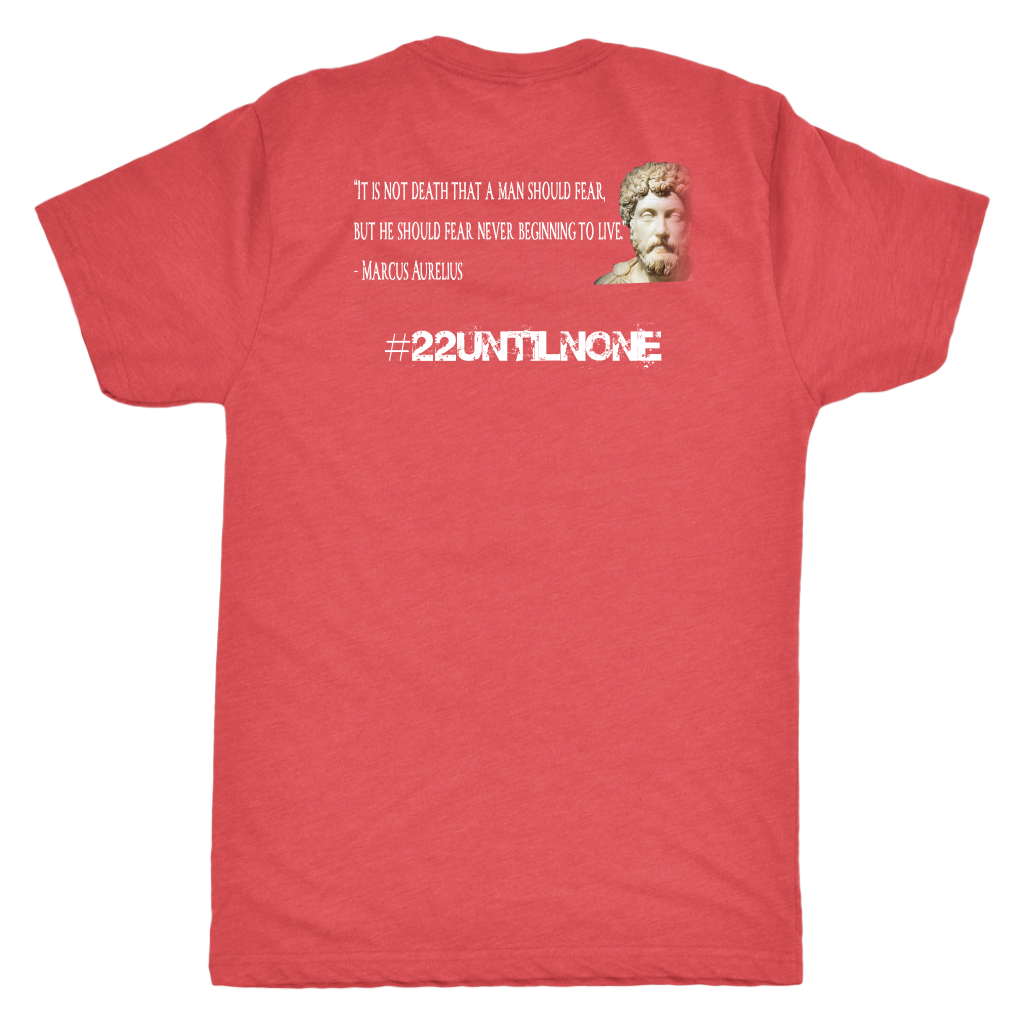 Men's Triblend - Marcus Aurelius - Fear Not Death