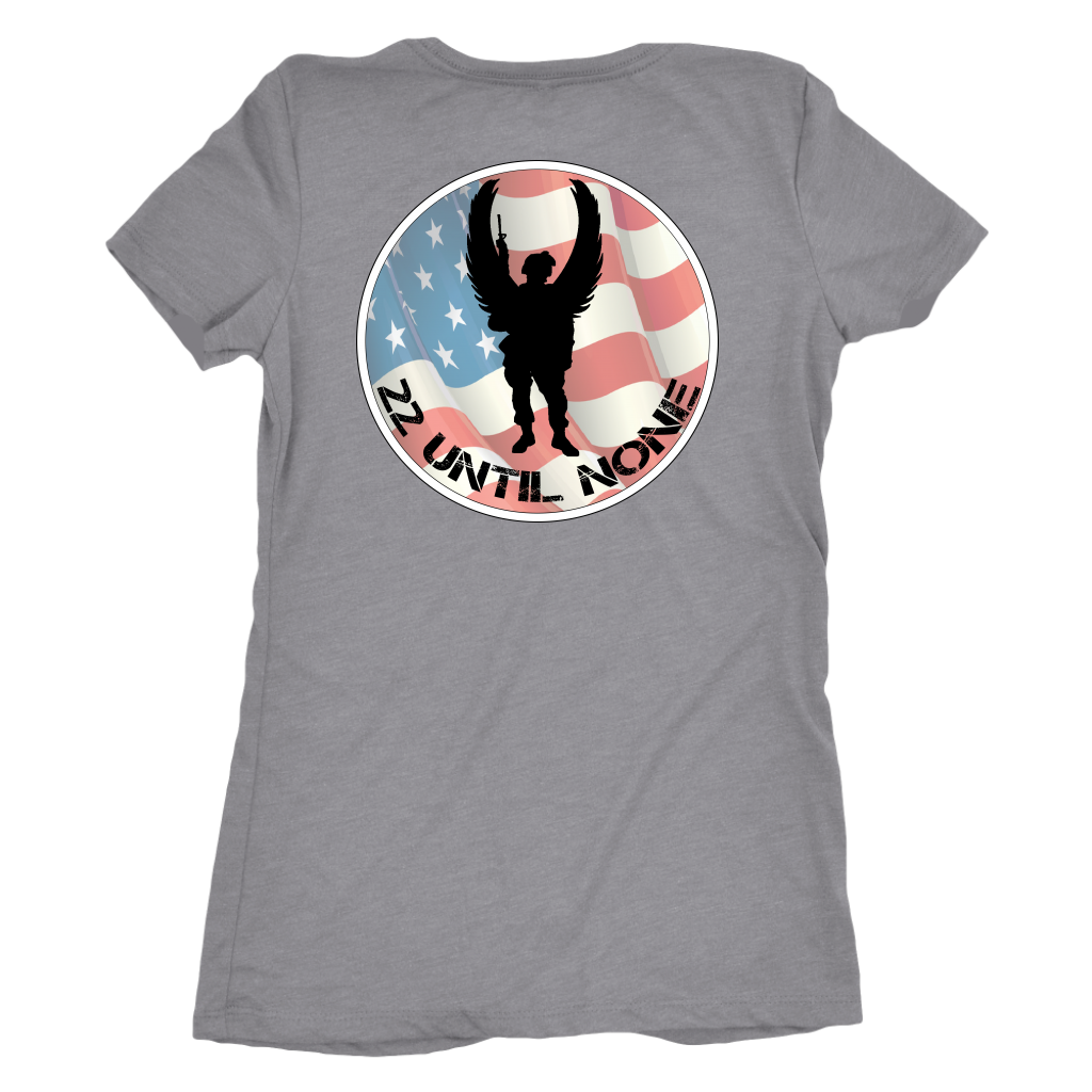 Flag Logo - Womens Triblend Tshirt