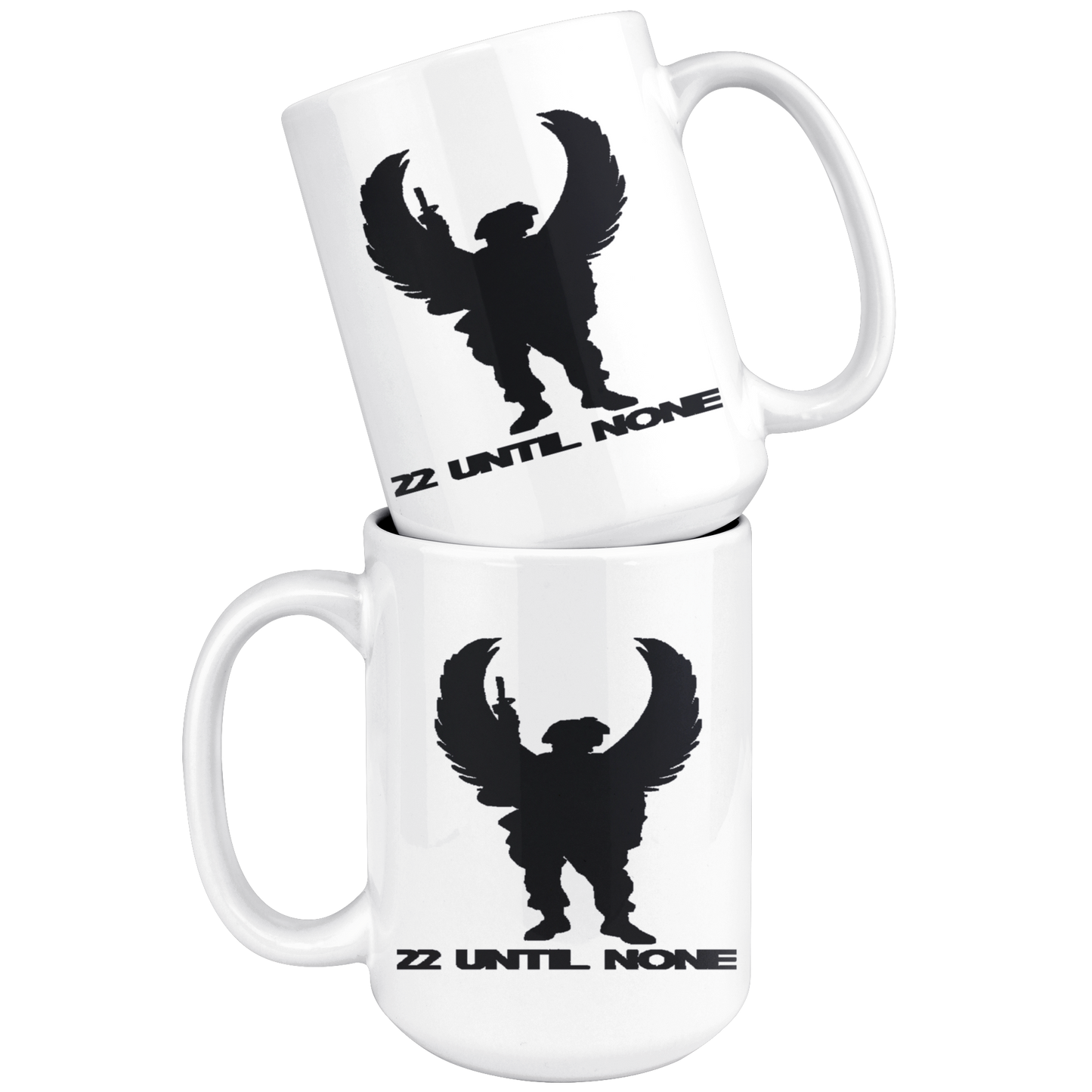 22 Until None Black Logo Mug