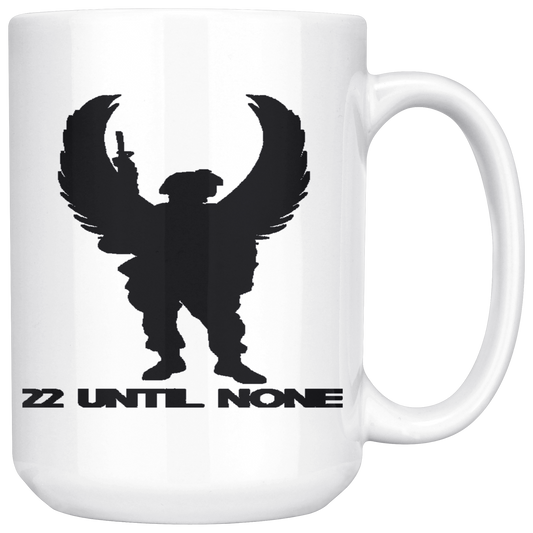 22 Until None Black Logo Mug