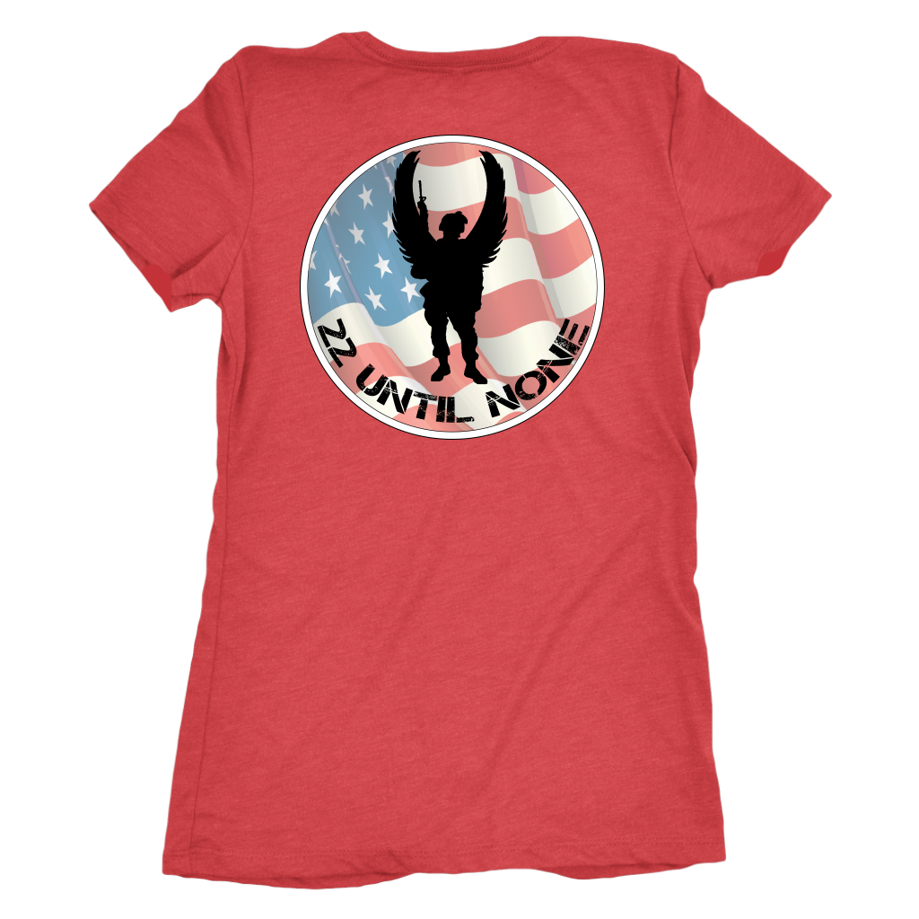 Flag Logo - Womens Triblend Tshirt