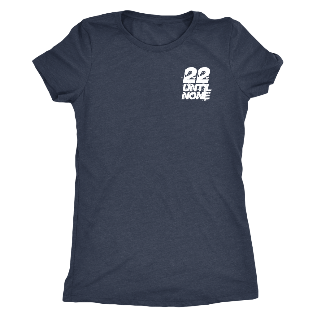 Flag Logo - Womens Triblend Tshirt
