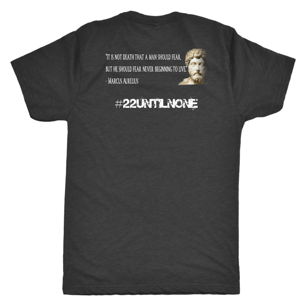 Men's Triblend - Marcus Aurelius - Fear Not Death