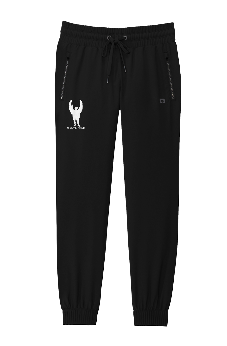 Womens White Logo Connection Jogger