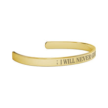 Load image into Gallery viewer, I Will Not Give Up Bracelet