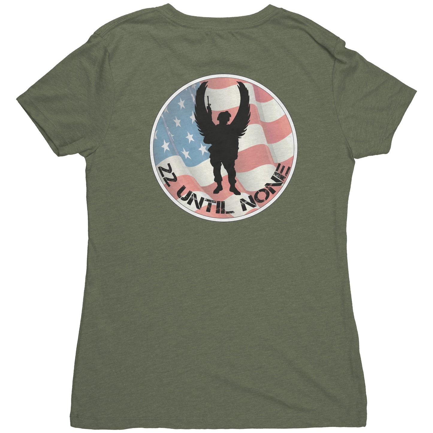 Womens Triblend Tee - Flag Logo