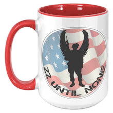 Load image into Gallery viewer, 15oz Accent Mug - Flag Logo