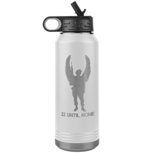 Load image into Gallery viewer, 32 oz vaccum insulated water bottle - white logo