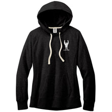 Load image into Gallery viewer, District Women&#39;s Re-Fleece Hoodie - White Logo