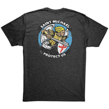 Load image into Gallery viewer, Next Level Mens Triblend Shirt - St. Michael Protect Us