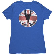 Load image into Gallery viewer, Next Level Women&#39;s Triblend - Flag Logo - UK