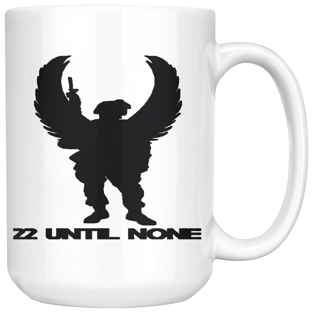 22 Until None Black Logo Mug